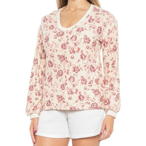 C&C California Tops - C&C California Women's Larissa Printed Hacci Top Size M